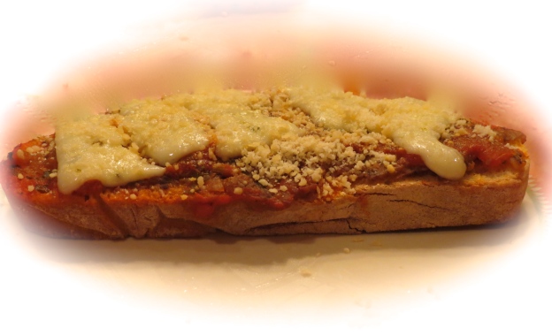 Eggplant-Parmesan Toast